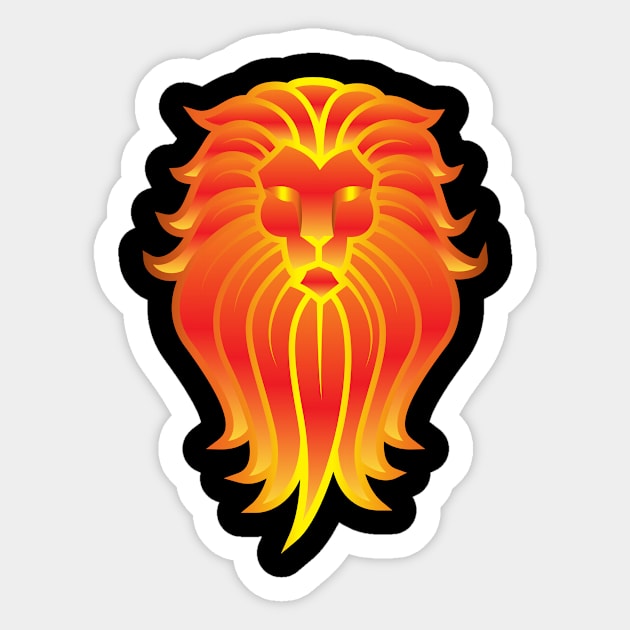 lion Sticker by creative and Cheapen